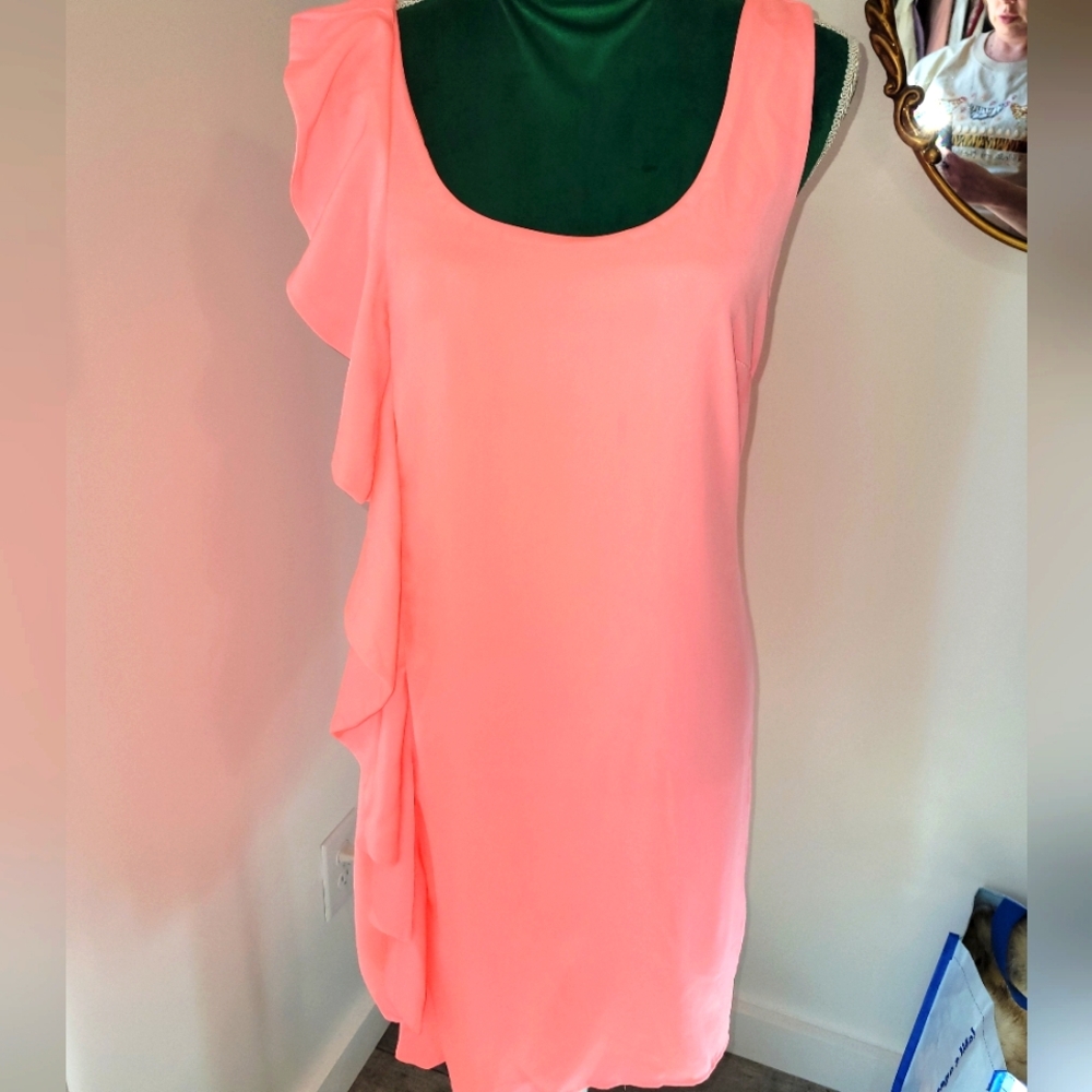 NWOT Julie Brown Wheatley Dress in Bright Light Pink Size 6
